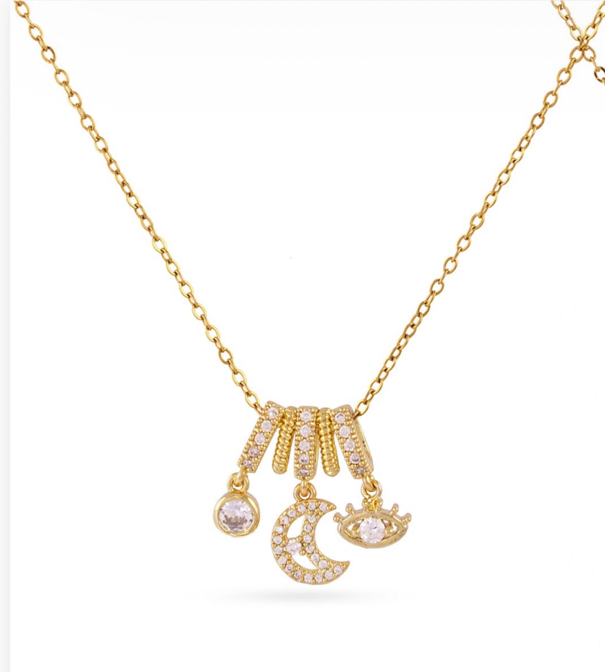 Collana Anartxy donna Luna e occhio