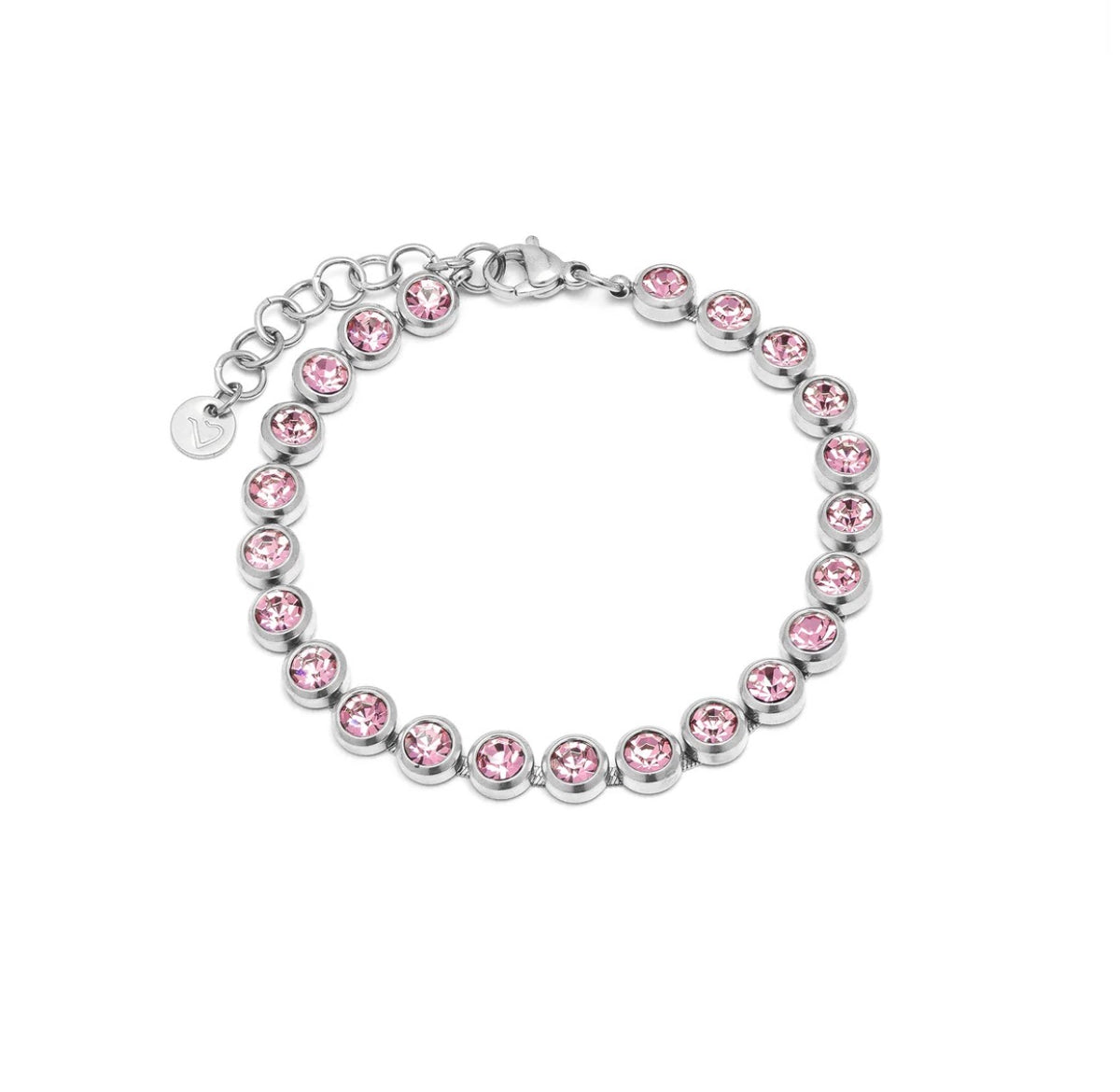 Bracciale Vestopazzo donna con zirconi tondi