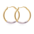 Orecchini Anartxy donna cerchio bicolor ESSENTIAL