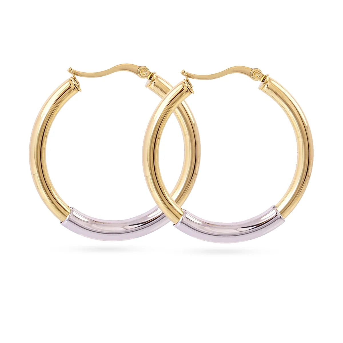 Orecchini Anartxy donna cerchio bicolor ESSENTIAL
