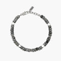 Bracciale Kidult uomo in acciaio e labradorite