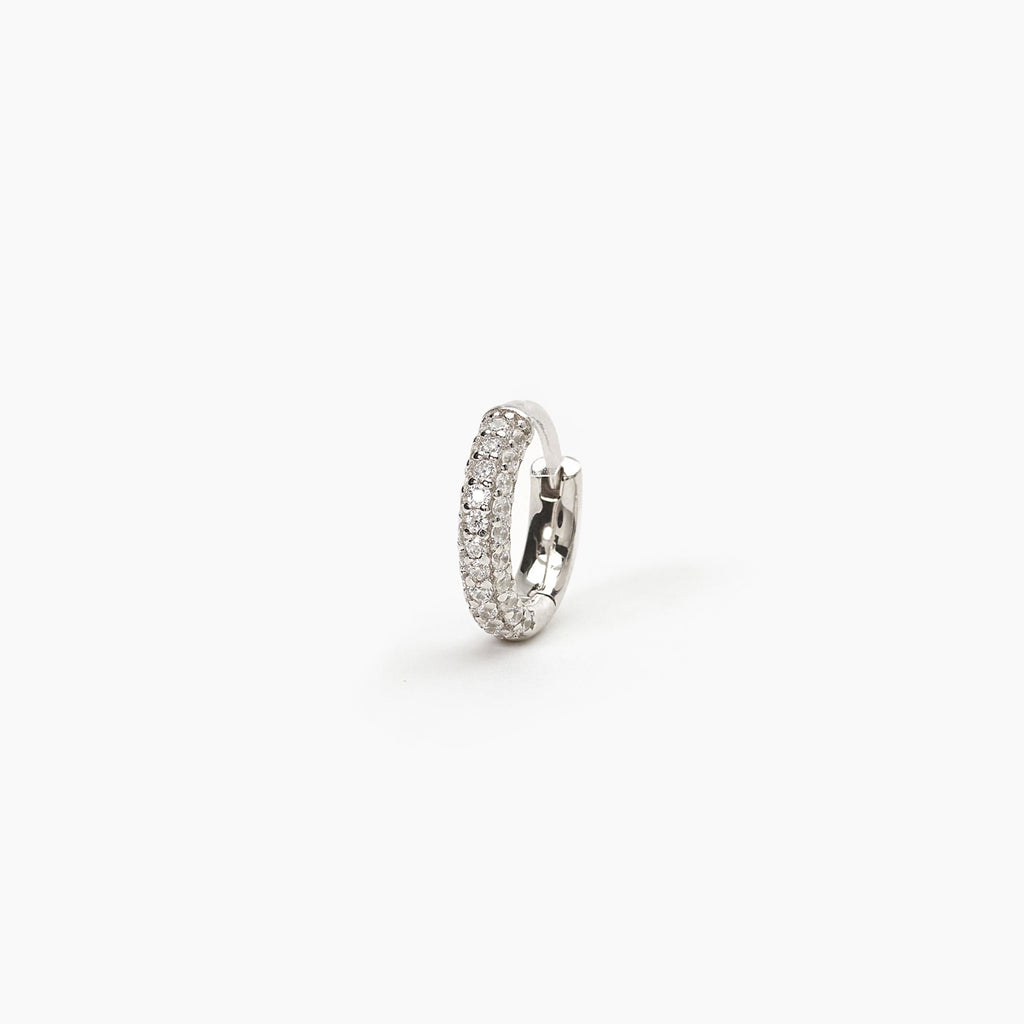Mono Orecchino Mabina donna Cerchietto zirconato