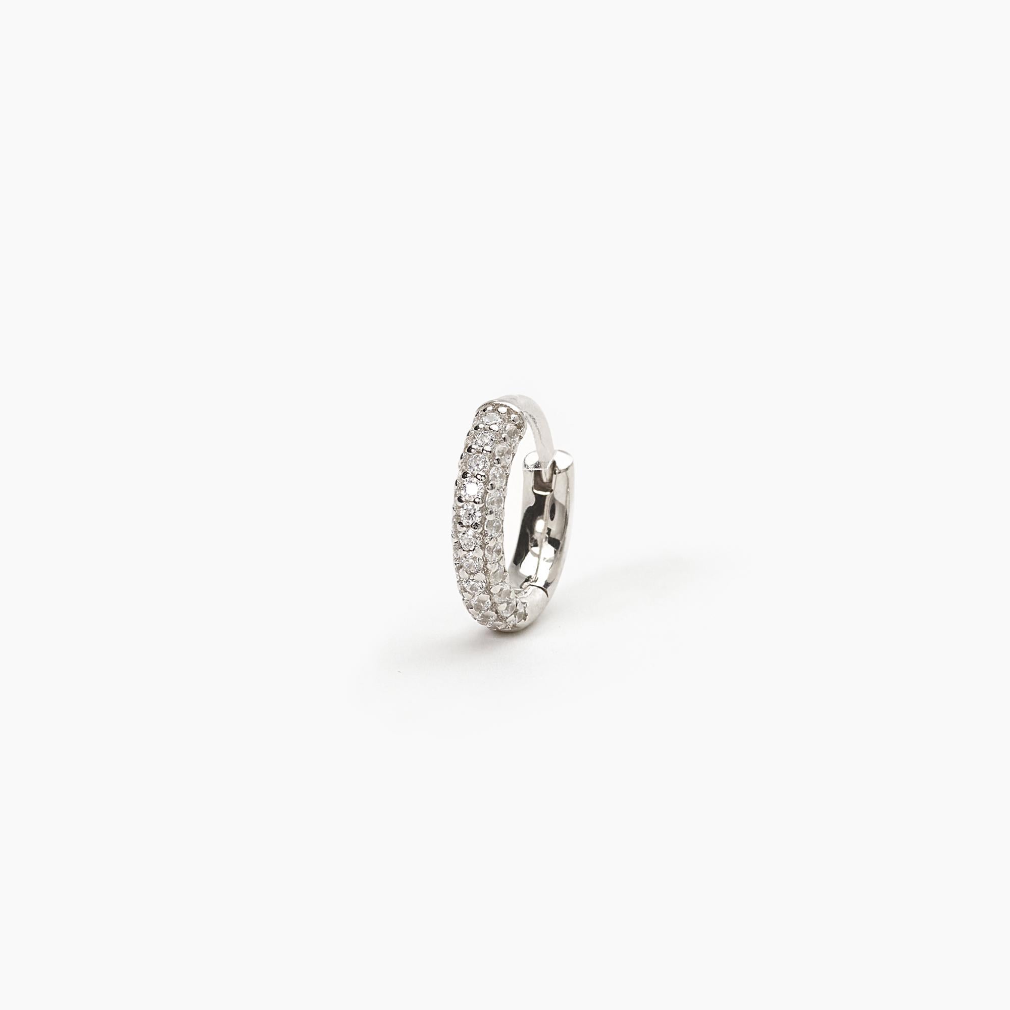 Mono Orecchino Mabina donna Cerchietto zirconato