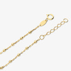 Bracciale Milor Maglia Brillantina in Oro 375 con Microbead Diamantate