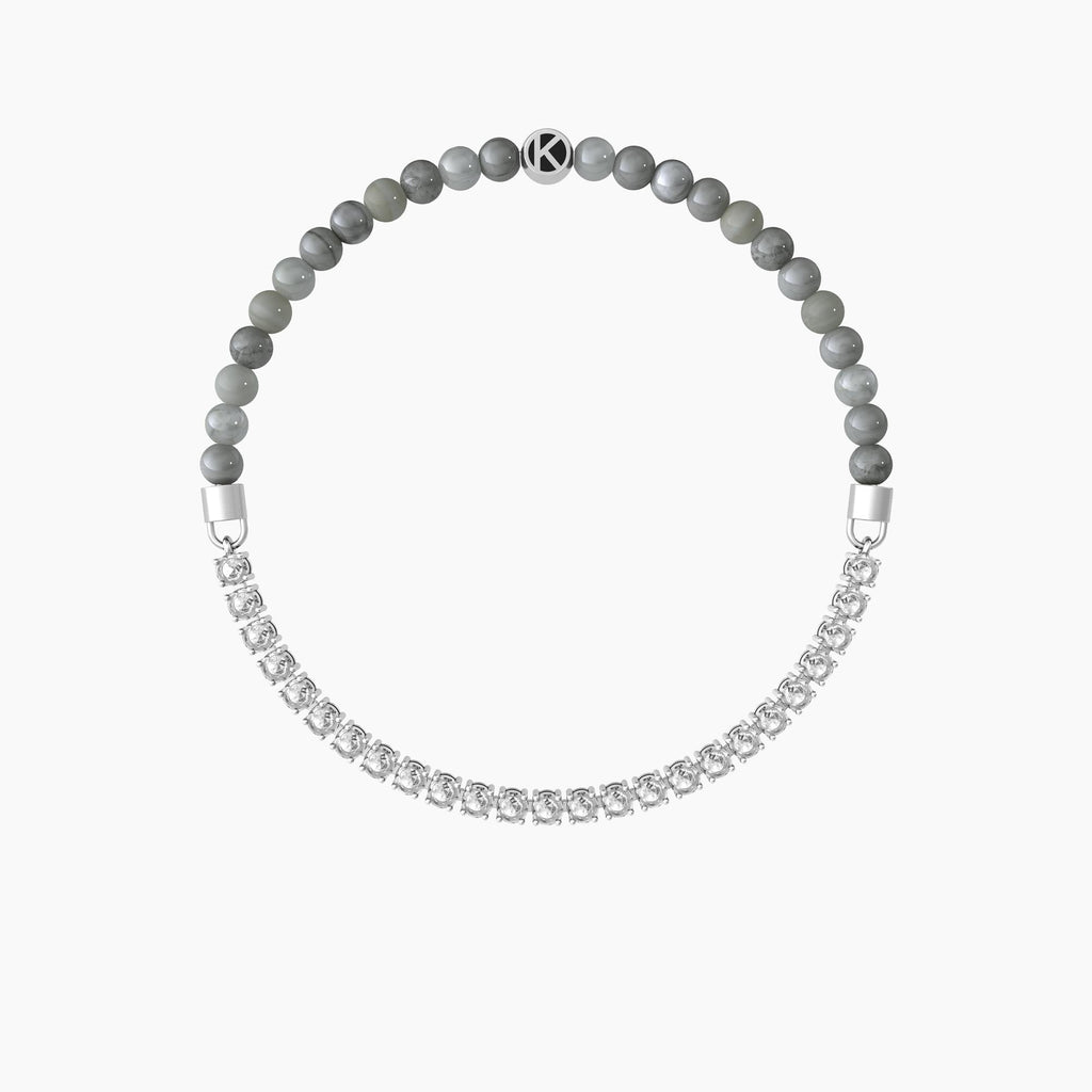 Bracciale Kidult uomo "Be different" Grigio
