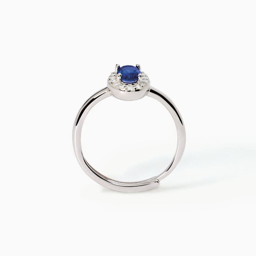 Anello Mabina donna Zaffiro ovale Cool or rétro?