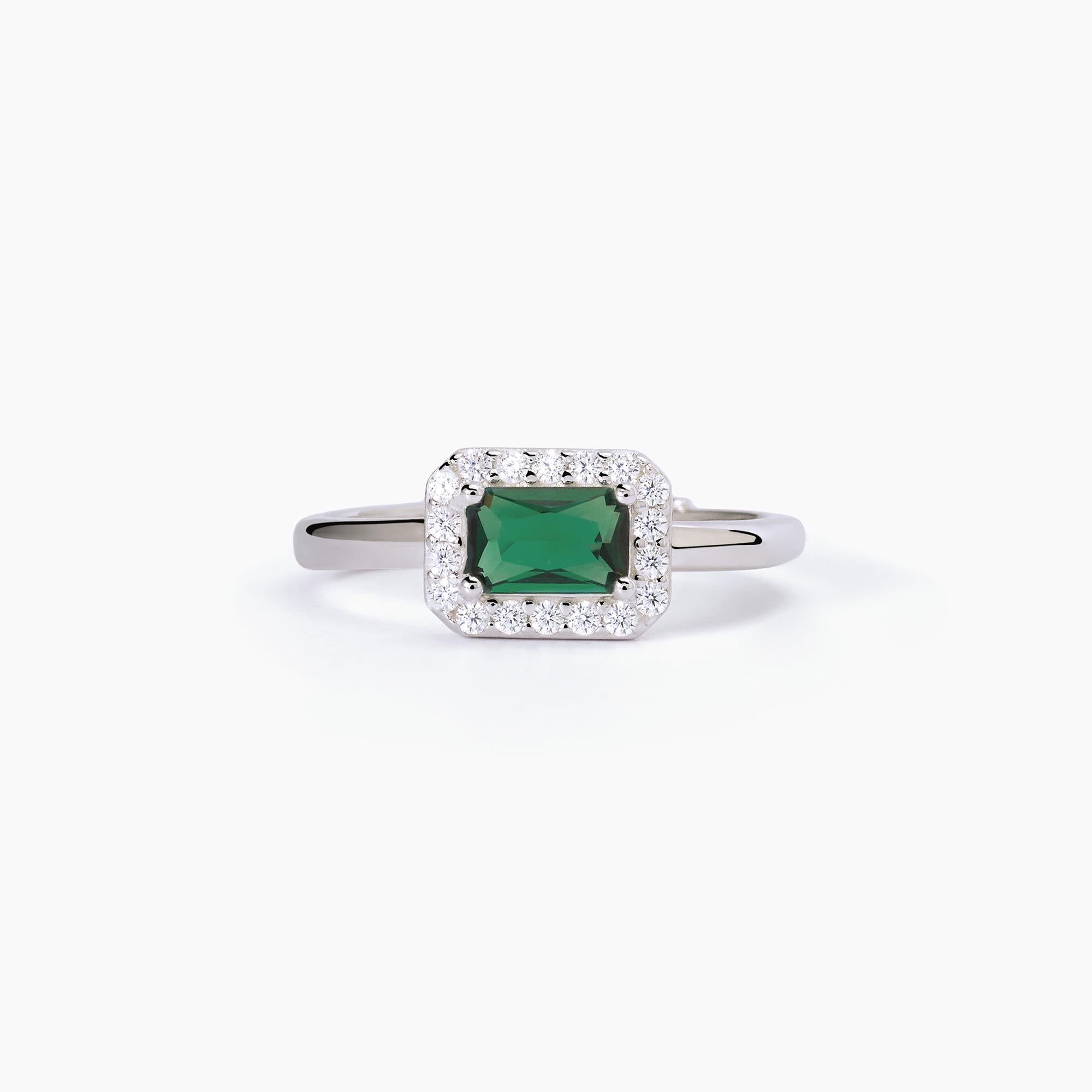 Anello Mabina donna Smeraldo