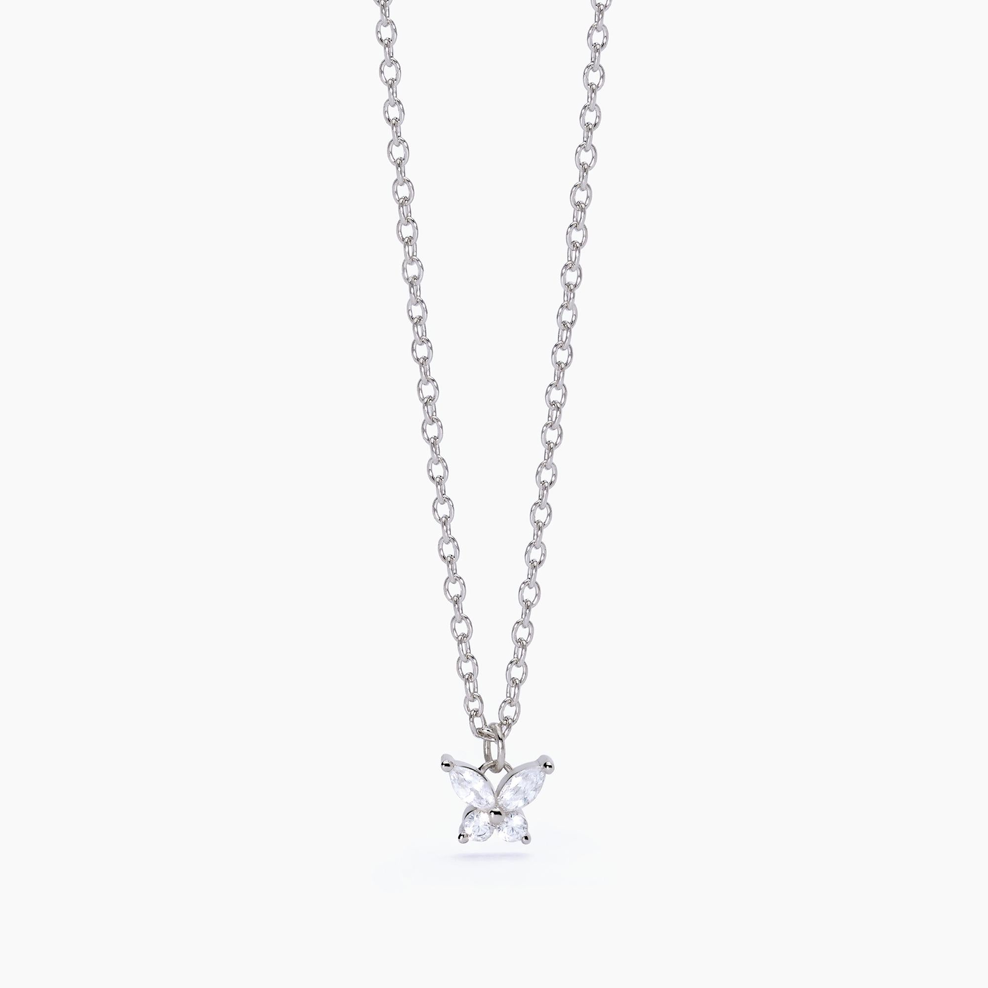 Collana Mabina donna Zirconi con taglio marquise