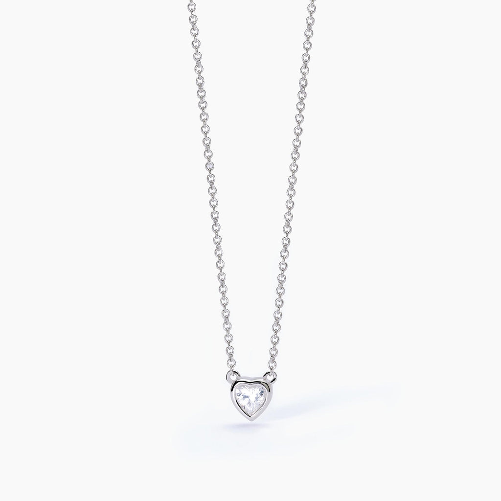 Collana Mabina donna Punto luce taglio cuore