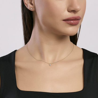 Collana Mabina donna Punto luce Shiny Gold