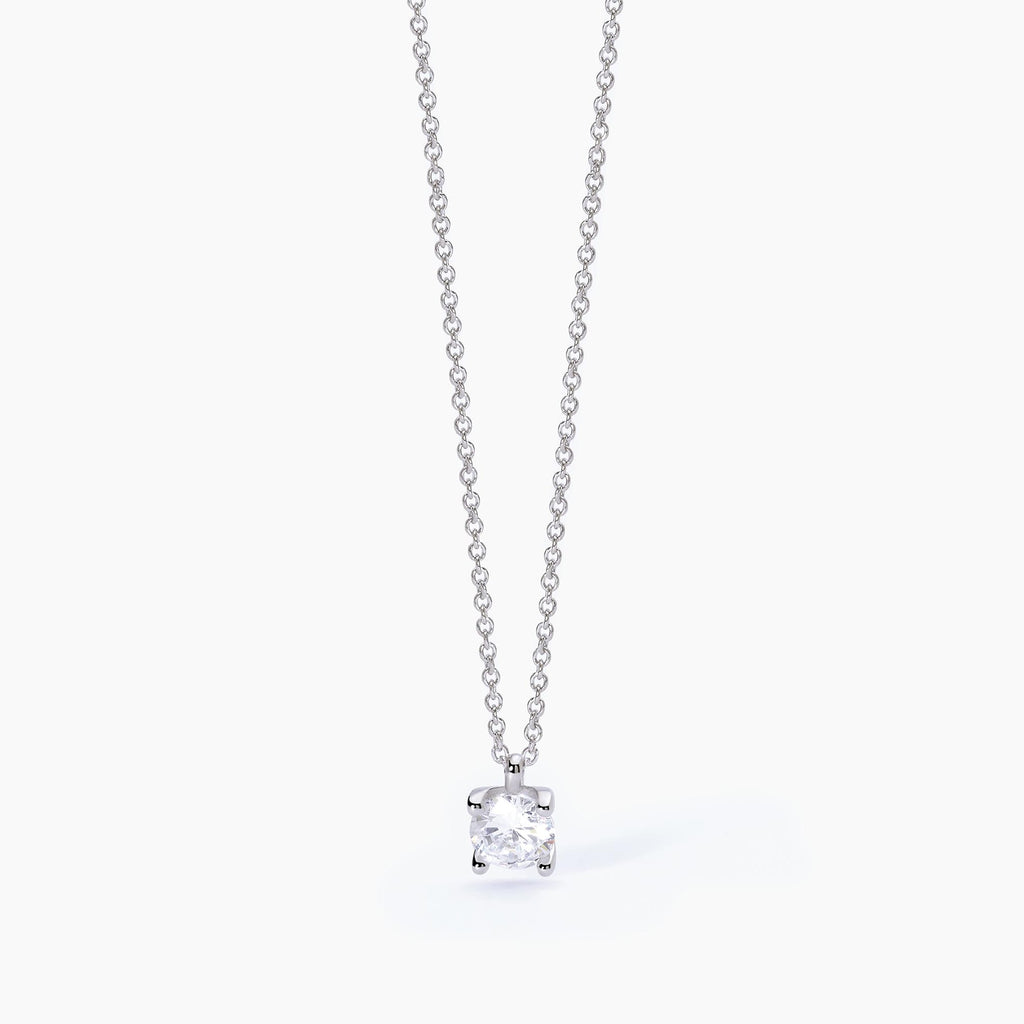 Collana Mabina donna Catena forzatina e punto luce Shiny