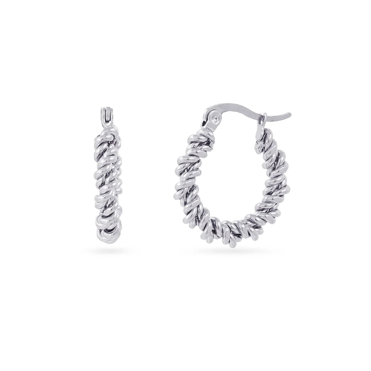 Orecchini donna Anartxy ESSENTIAL cerchi intrecciati 2cm