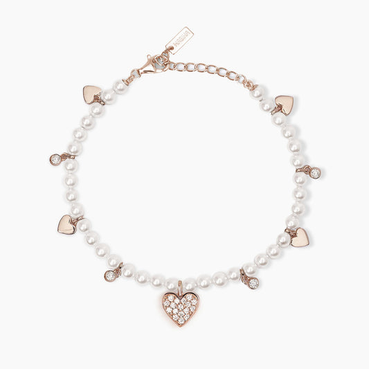 Bracciale Mabina donna Perle e charms