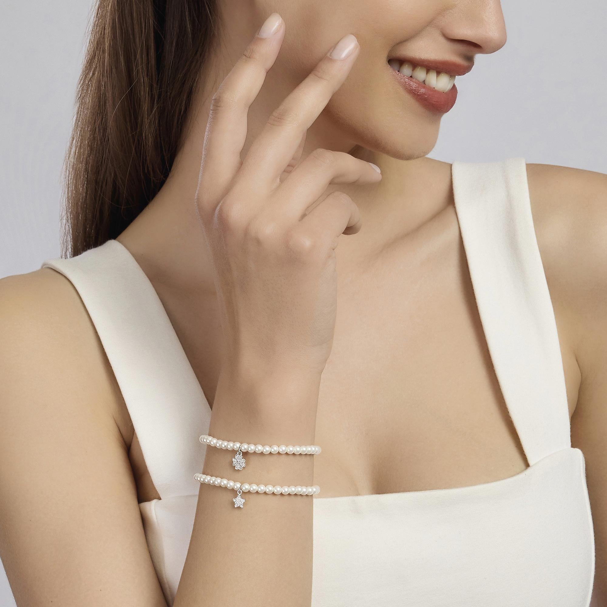 Bracciale Mabina donna Perle e stella