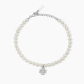 Bracciale Mabina donna Perle e quadrifoglio