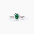 Anello Mabina donna Smeraldo ovale