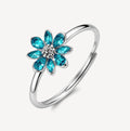Anello argento Brosway Fancy donna Aqua green Fiore