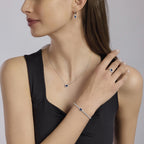 Collana Mabina donna Zaffiro