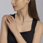 Collana Mabina donna Rubino