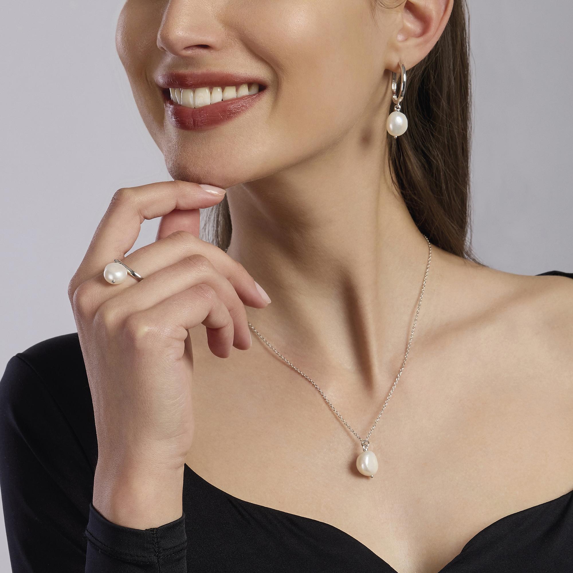 Collana Mabina donna Perla barocca