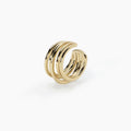 Earcuff Mabina donna Cerchio multifilo gold