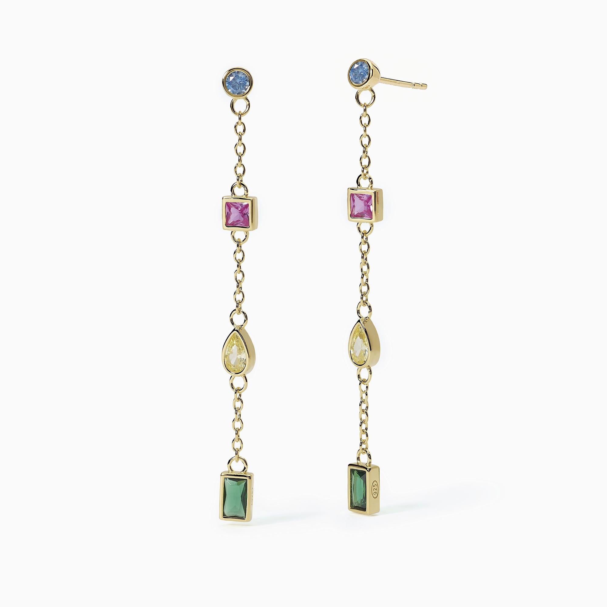 Orecchini Mabina donna Rainbow
