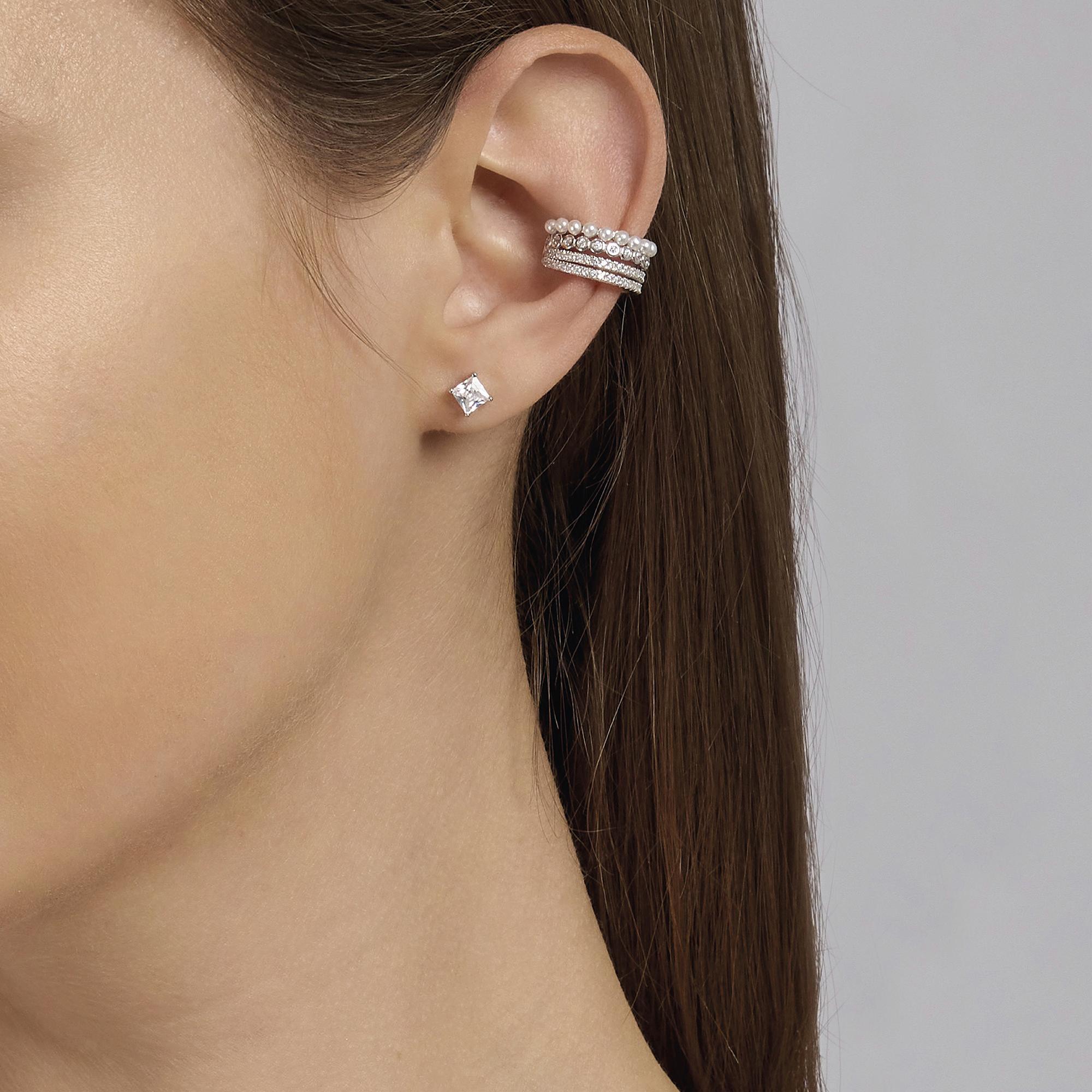 Earcuff Mabina donna Cerchio multifilo