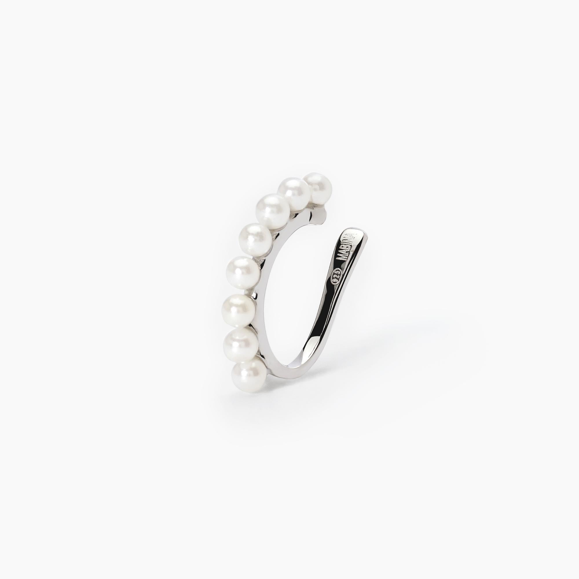 Earcuff Mabina donna Goccia con perle
