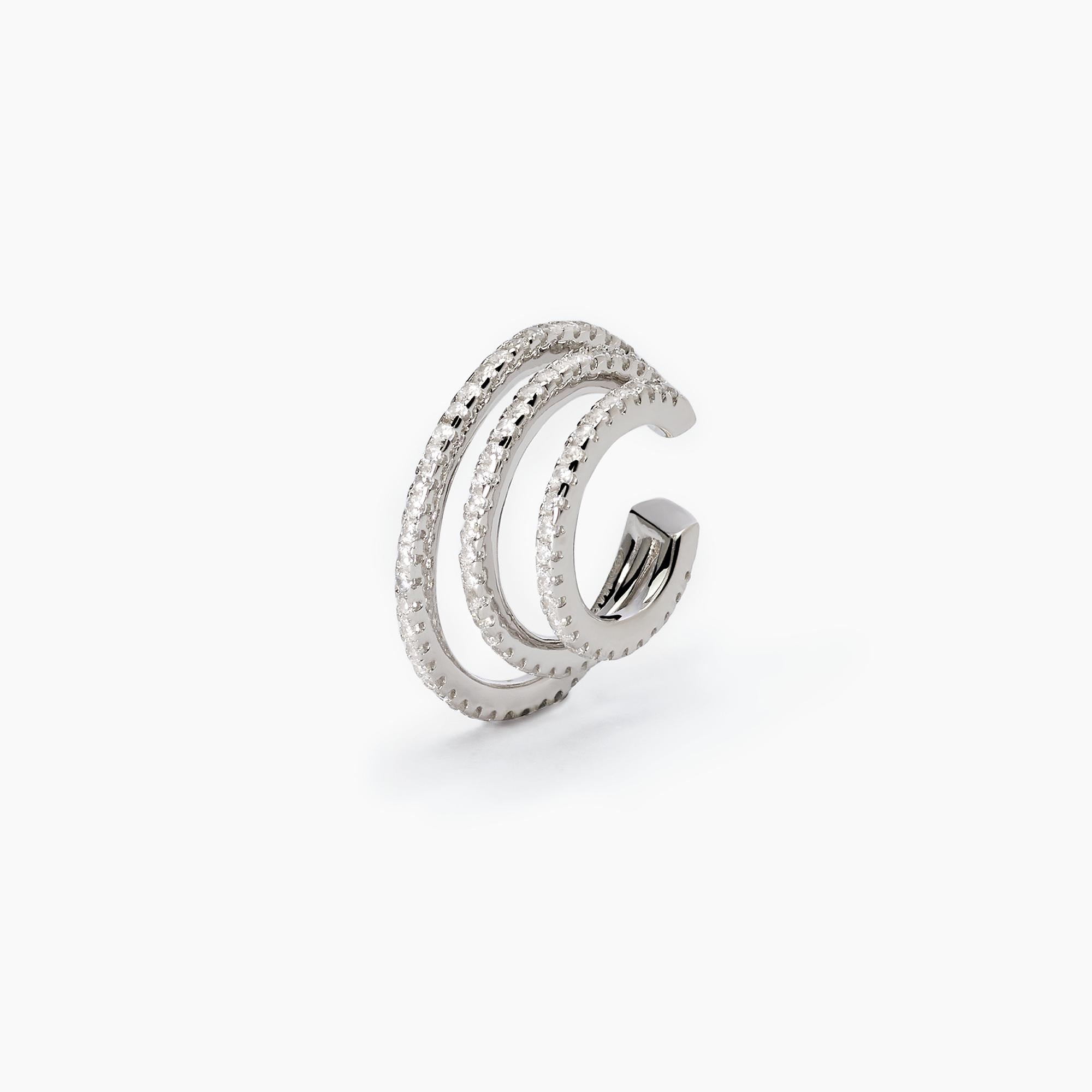 Earcuff Mabina donna Tre fili