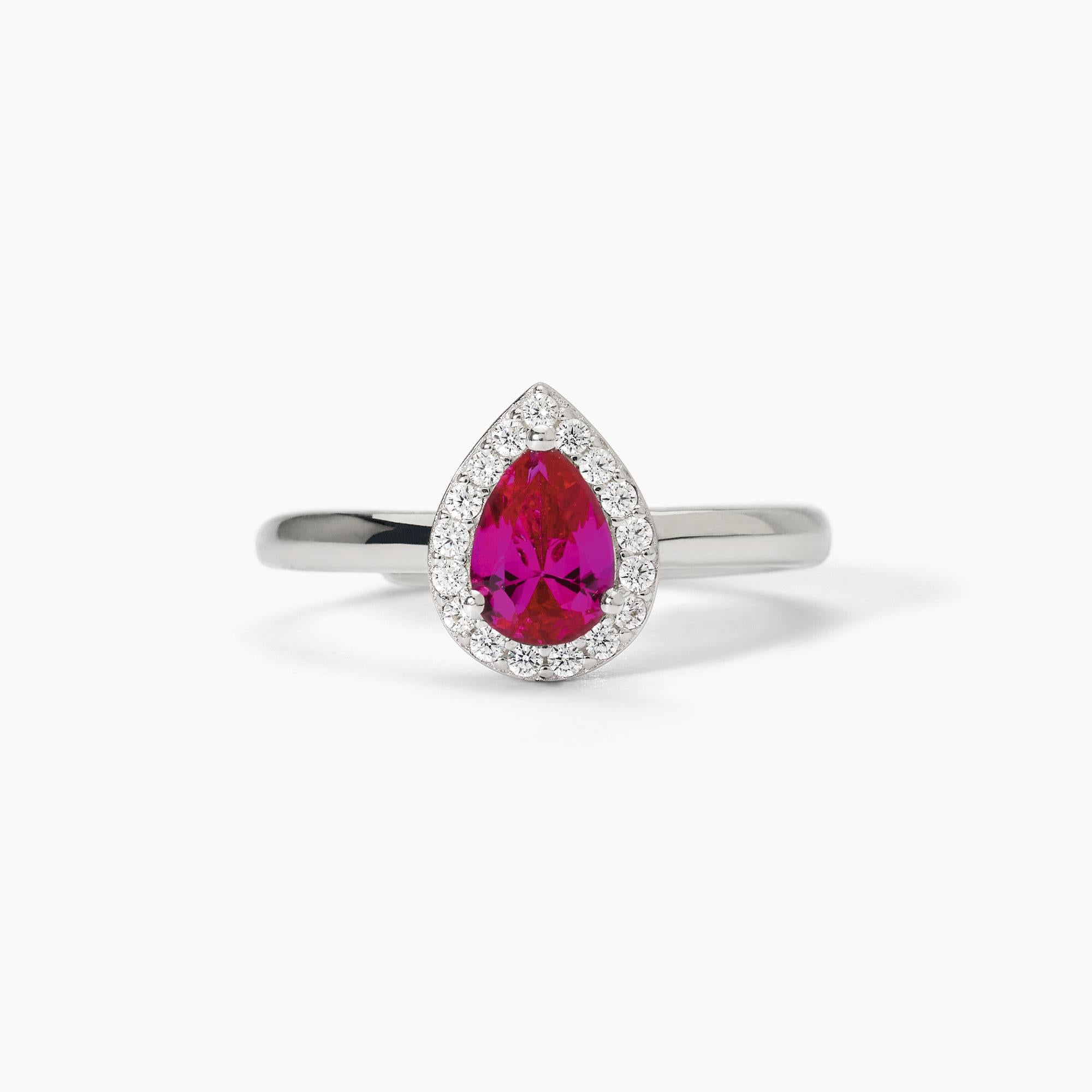 Anello Mabina donna Goccia rubino