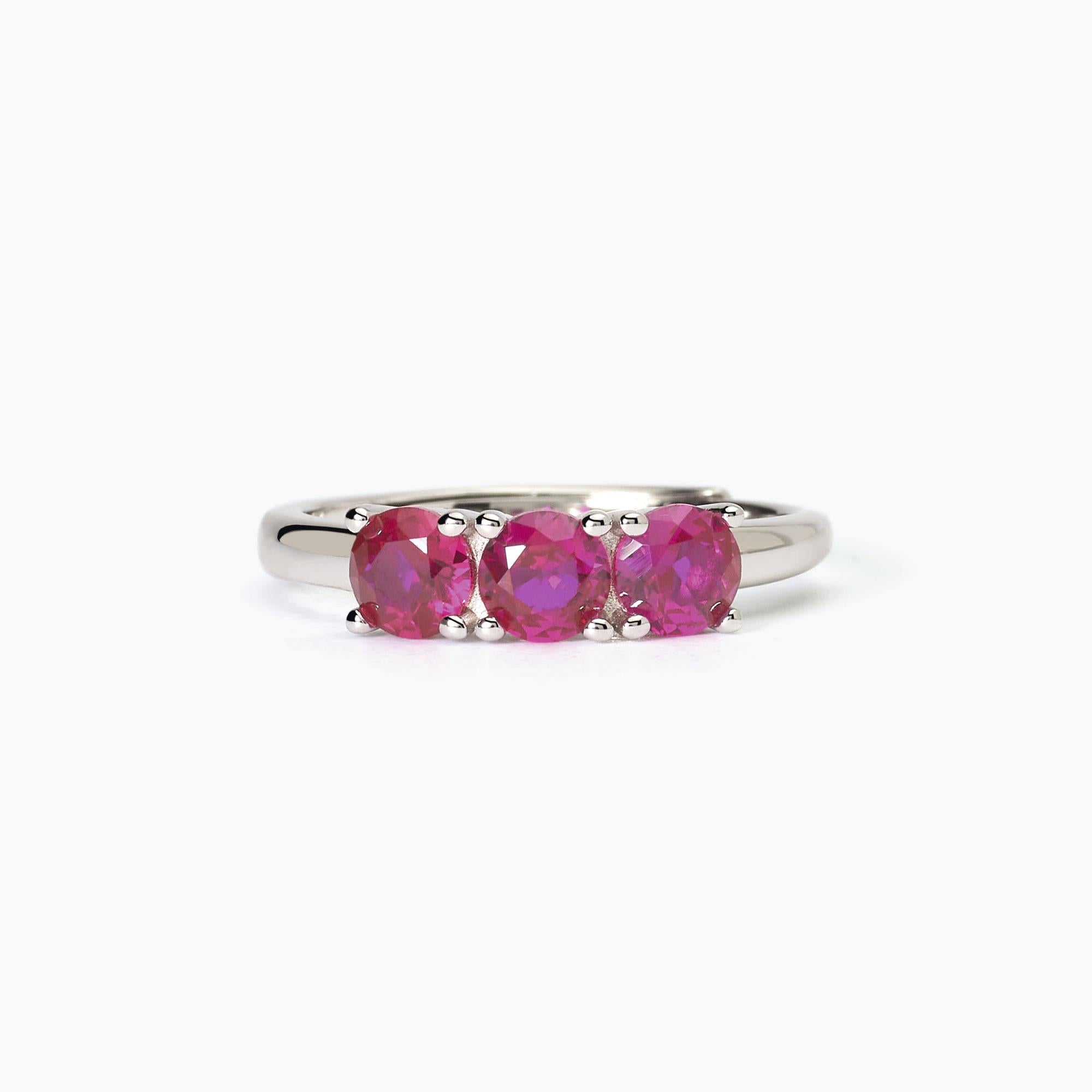 Anello Mabina donna Trilogy rubini