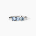 Anello Mabina donna Trilogy acquamarina