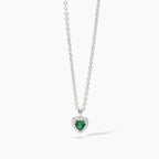 Collana Mabina donna Cuore smeraldo Love affair
