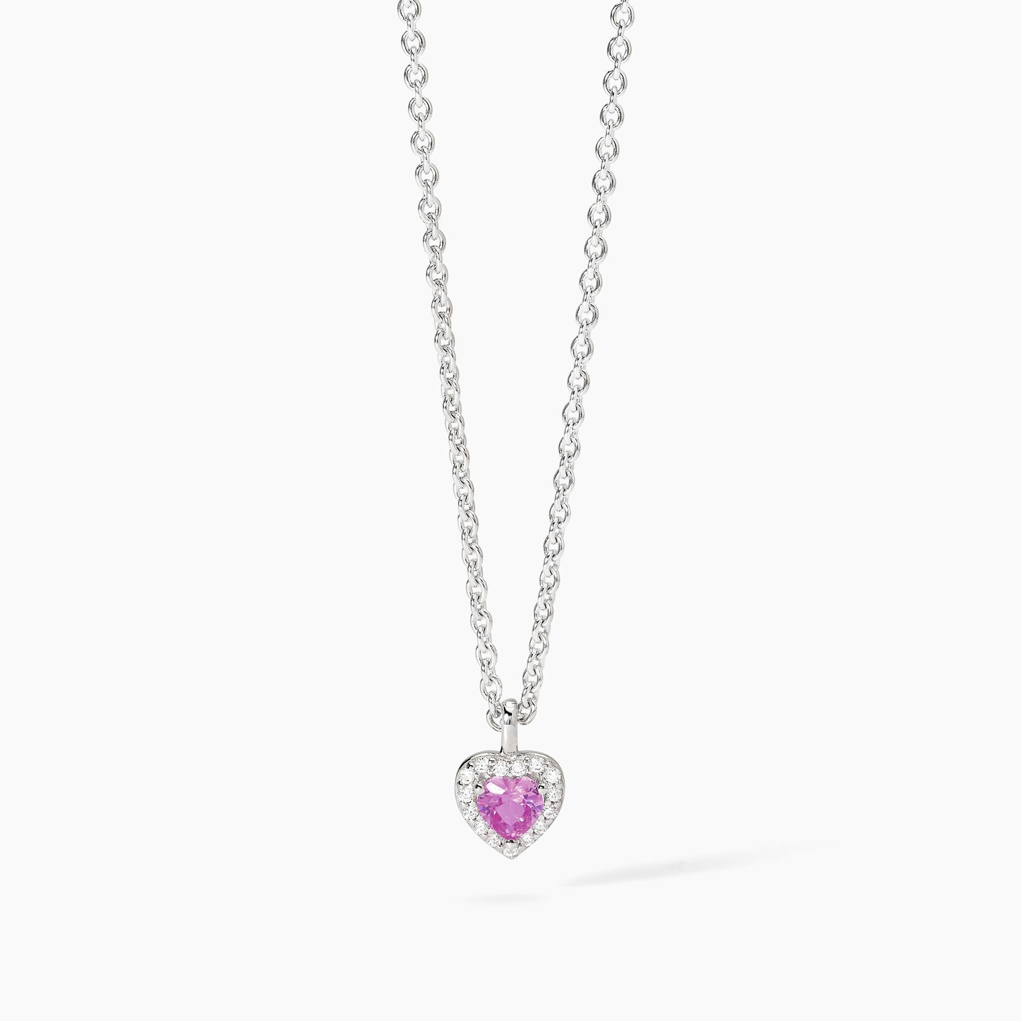 Collana Mabina donna Cuore Tormalina Love affair