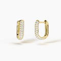 Orecchini ovali Mabina donna Pavè medium Gold