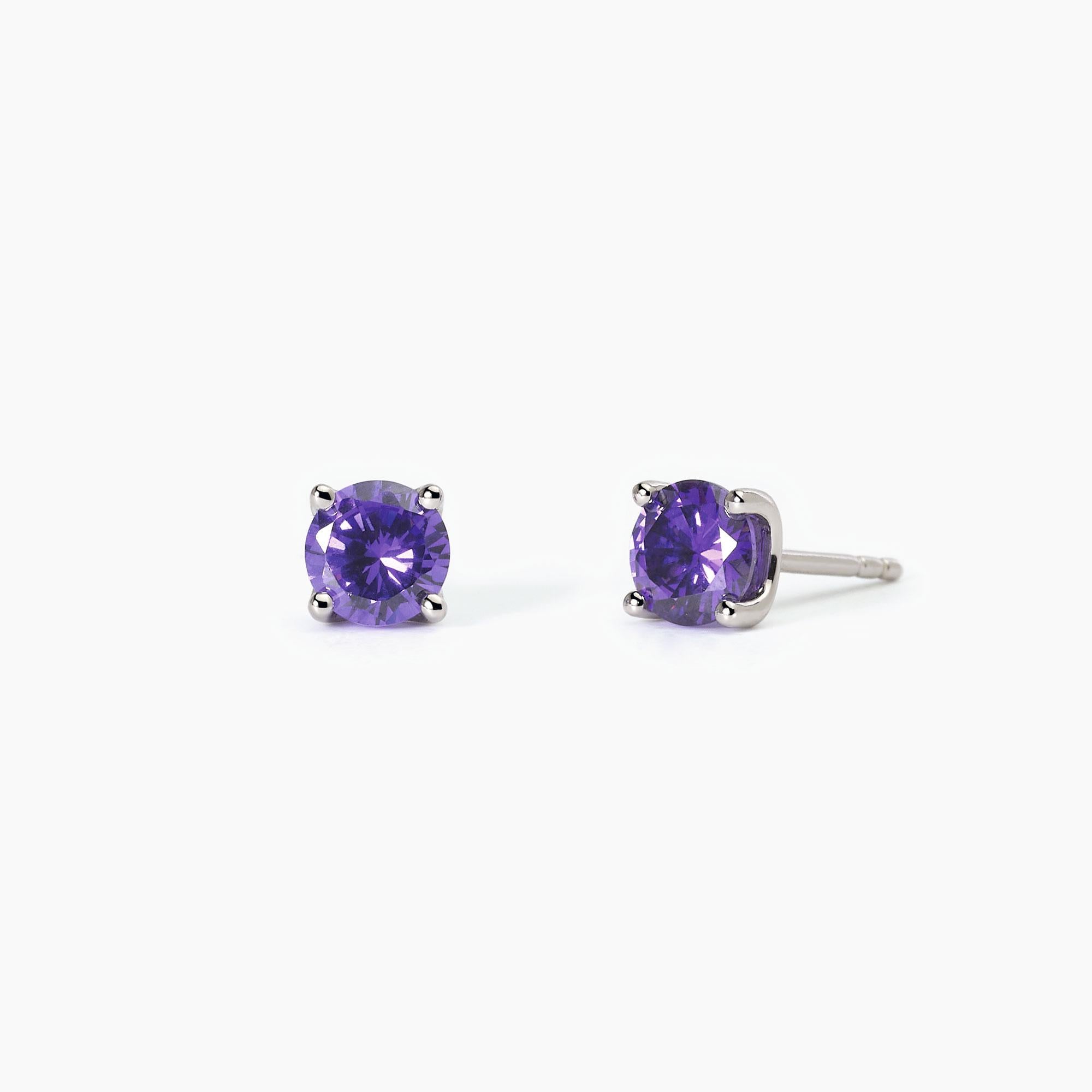 Orecchini Mabina donna Punto luce viola