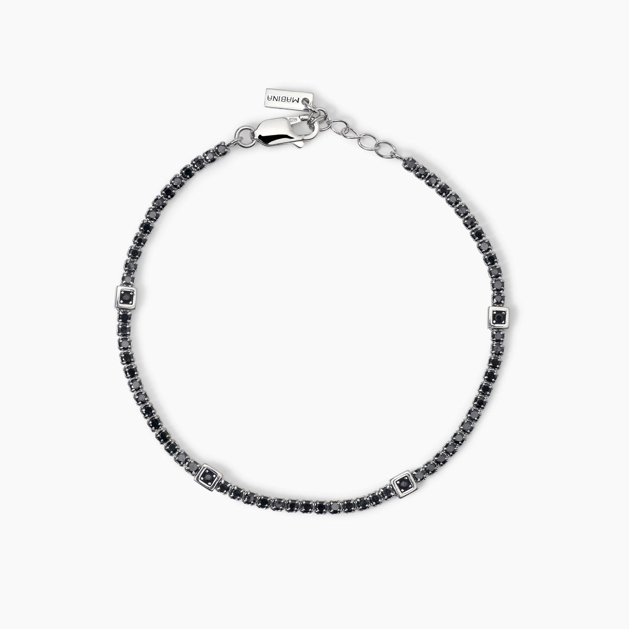 Bracciale Mabina uomo tennis gentleman