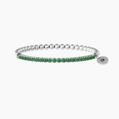 Bracciale Kidult donna Bracciale dei desideri Zirconi verdi