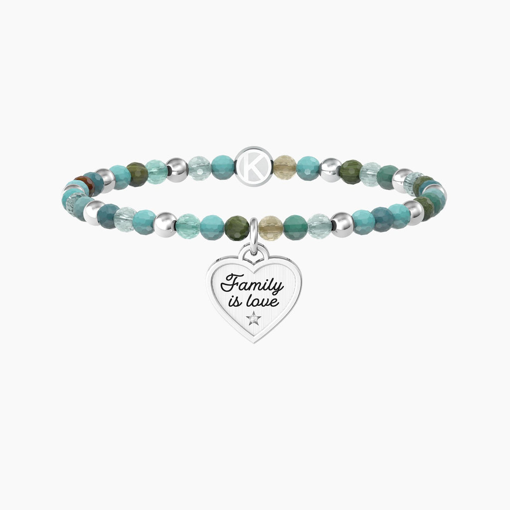 Bracciale Kidult donna Cuore Family is love