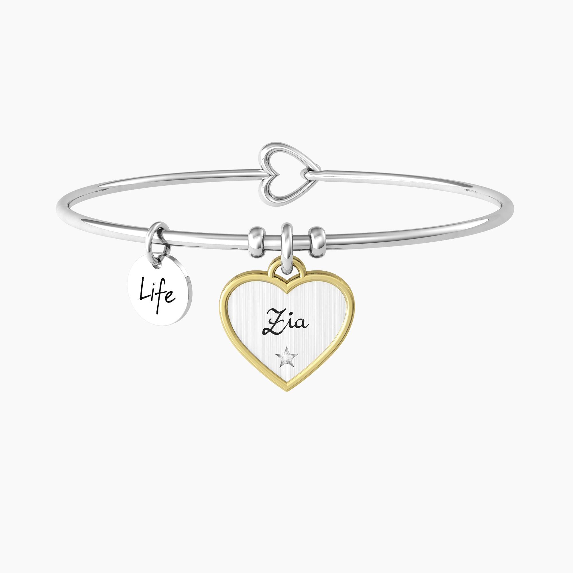 Bracciale Kidult donna Cuore-Zia ti voglio bene