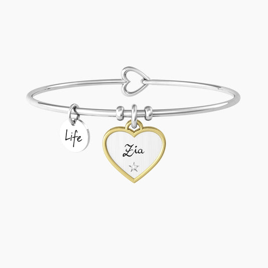 Bracciale Kidult donna Cuore-Zia ti voglio bene