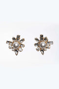 Orecchini Diamond Accessori Fiore di perla e cristalli