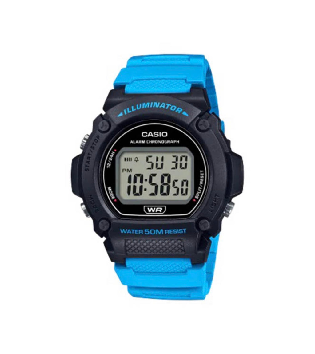 Casio Orologio Digitale in silicone Blu