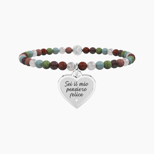Bracciale Kidult donna Cuore- Pensiero felice
