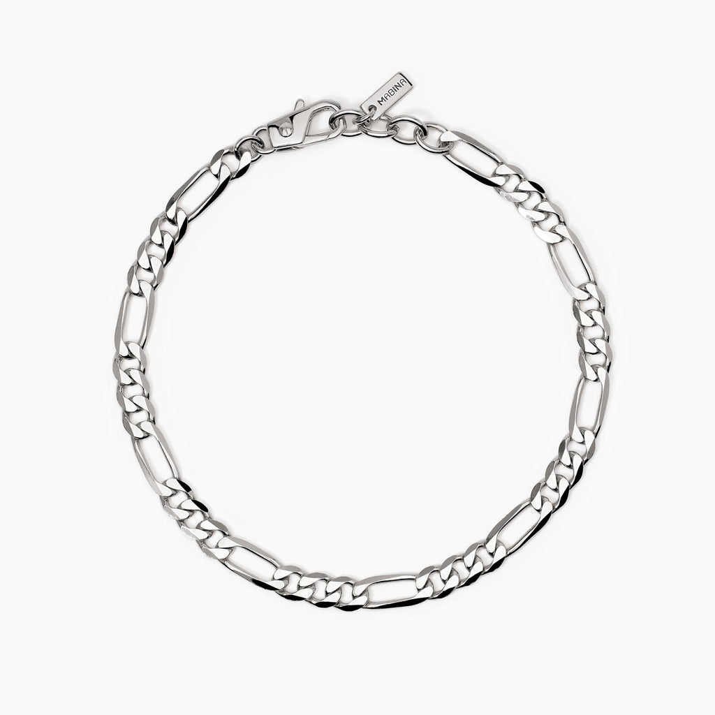Bracciale Mabina uomo Catena figaro