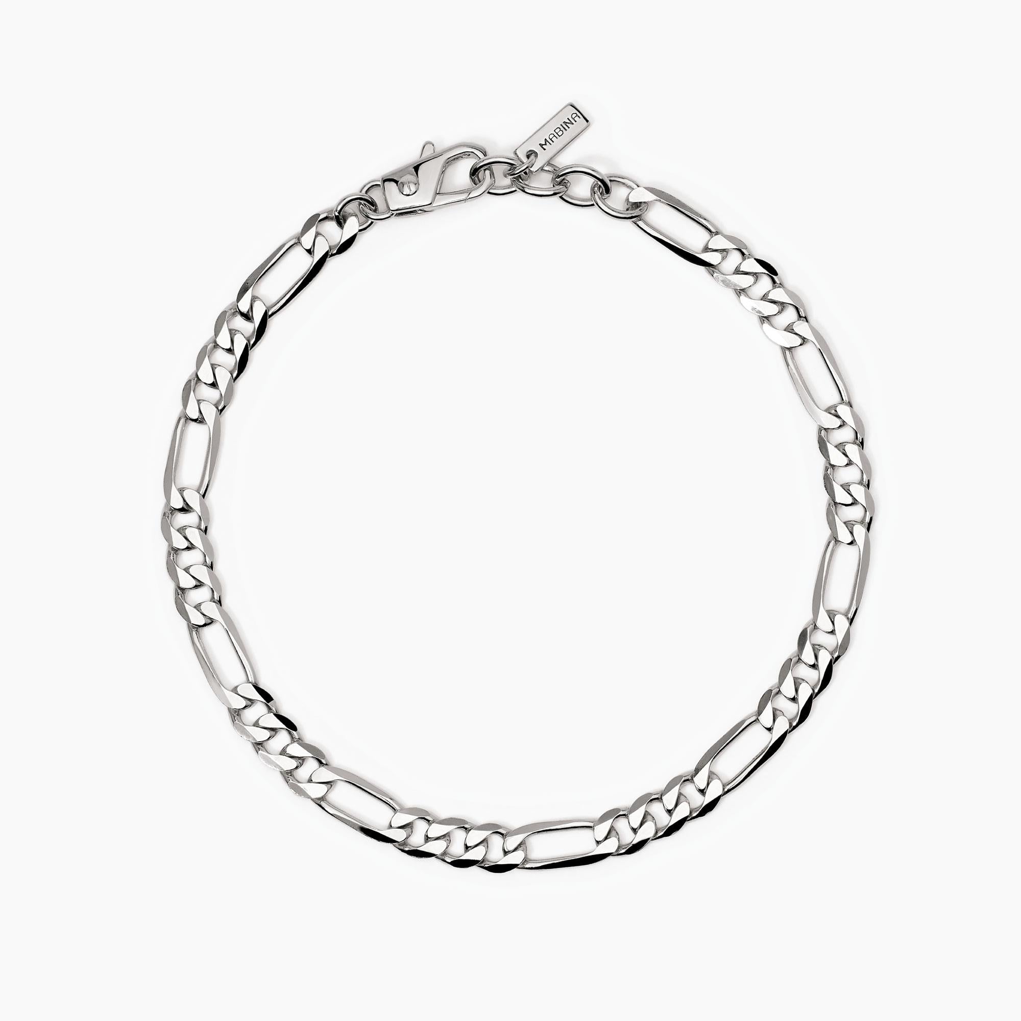 Bracciale Mabina uomo Catena figaro