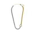 Collana Marlù con nodo catena snake quadrata ritorta