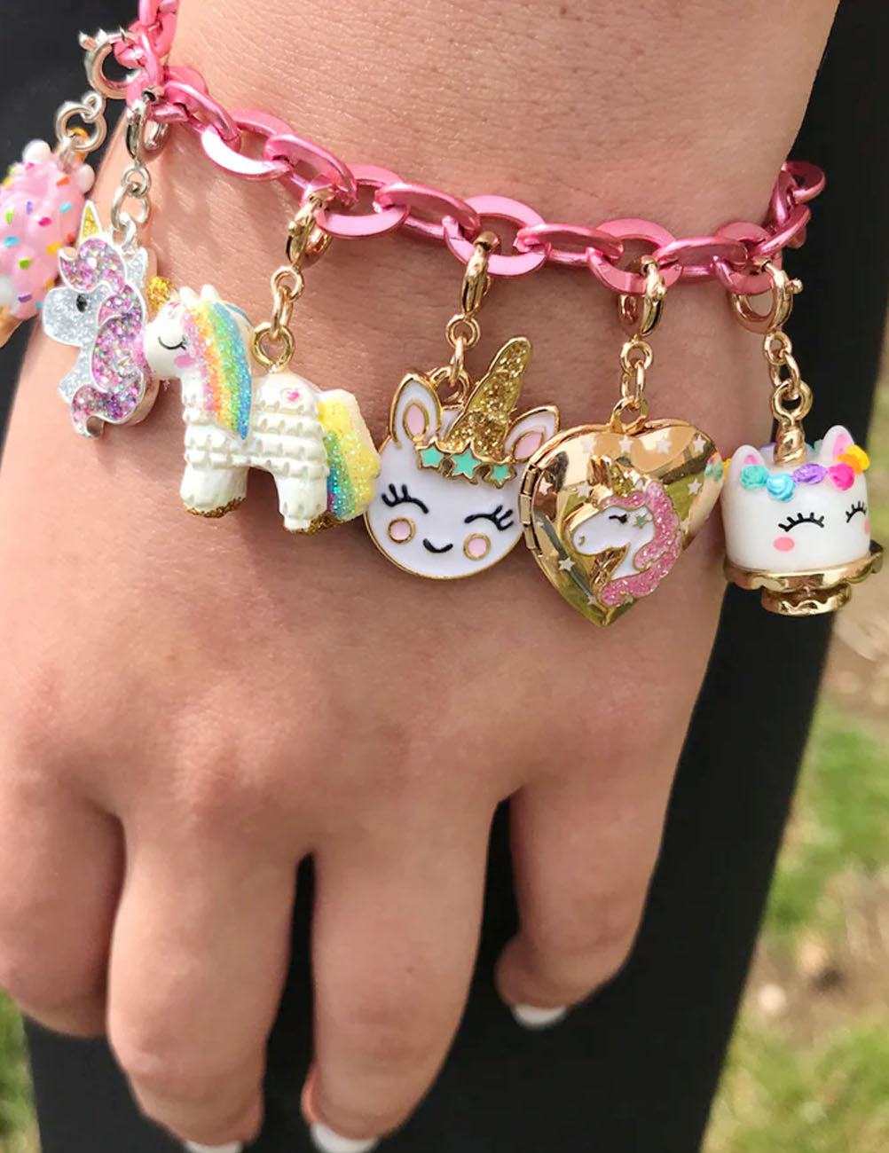 Bracciale CharmIT! Catena rosa