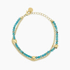 Bracciale donna Kidult regolabile con doppia catena