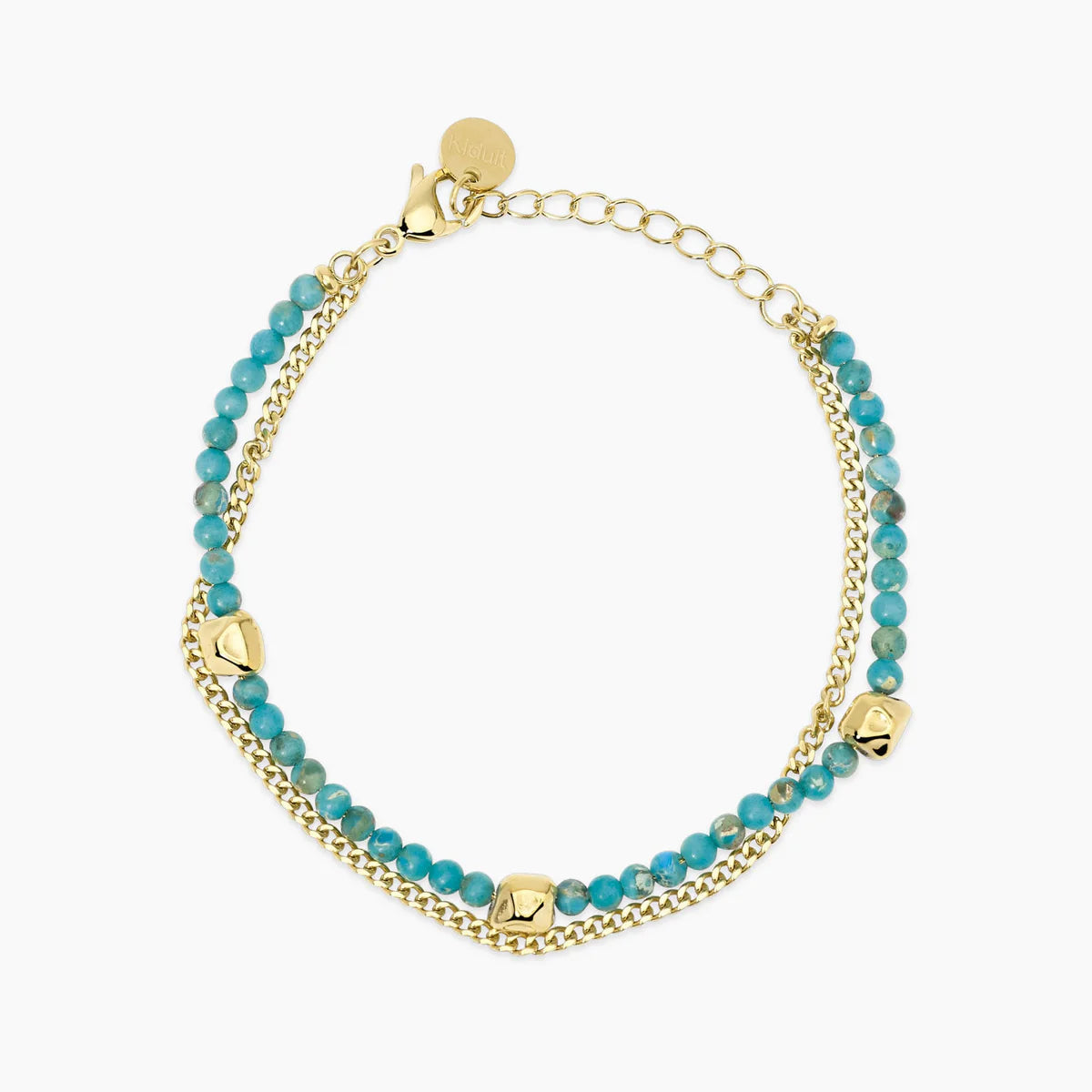 Bracciale donna Kidult regolabile con doppia catena
